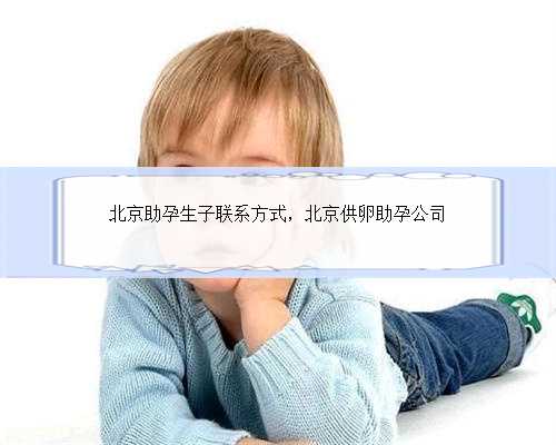 北京助孕生子联系方式，北京供卵助孕公司